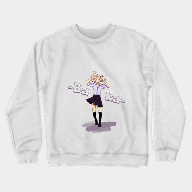 Baka Crewneck Sweatshirt by KairoAsoko